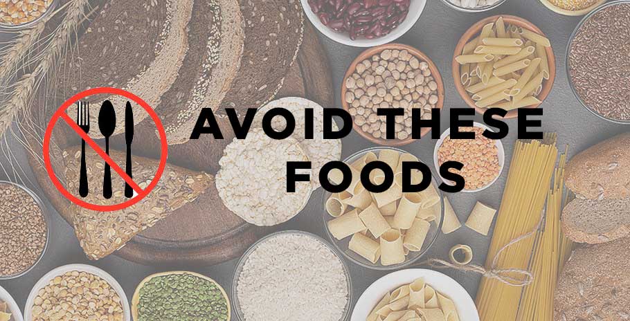 Avoid These Foods During Gluten Free Diet