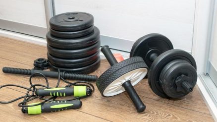 Hide Exercise Equipment in Living Room